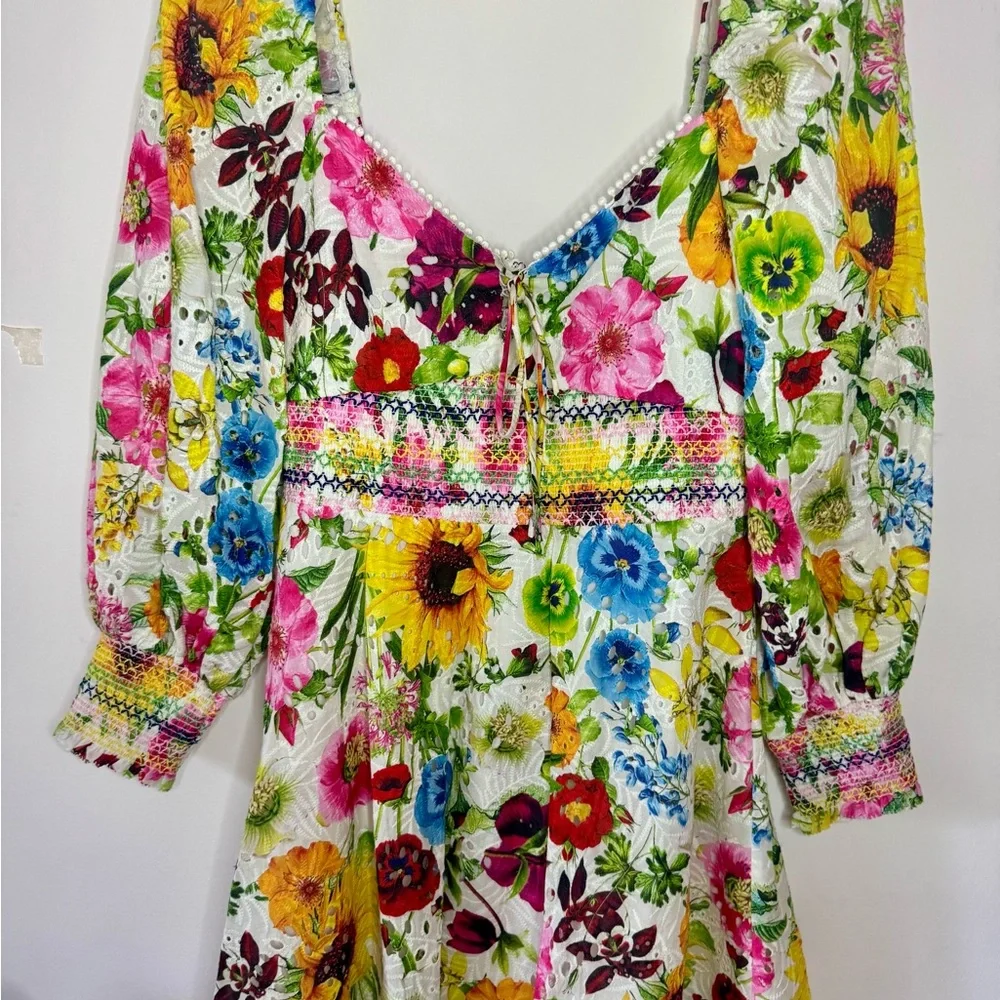 NWT Alice + Olivia Crawford Sweetheart Mini Dress - Picture 7 of 9